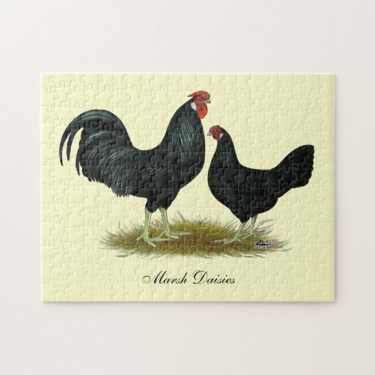 マーシュデイジーチキン ジグソーパズル (横)