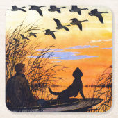 マーシュバイポールブランサム スクエアペーパーコースター (正面)