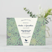 マーシュバード結婚式招待状 招待状 (スタンド正面)