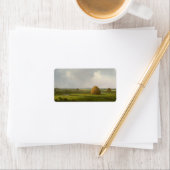 マーシュフィールドのビュー、1876年Martin Johnson Heade著 ラベル (インサイチュ)