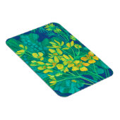 マーシュマリゴールド夏ワイルドフラワーズ絵画フローラ マグネット (右側)