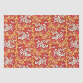 マーシュマリゴールド野草花バターカップ花赤 薄葉紙