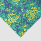 マーシュマリゴールド野草黄色い花模様 薄葉紙 (詳細)