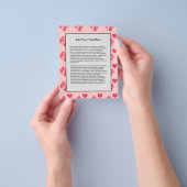 マーシュマロガーリーーズピンクハートキャンディバレンタインデー チラシ (手)