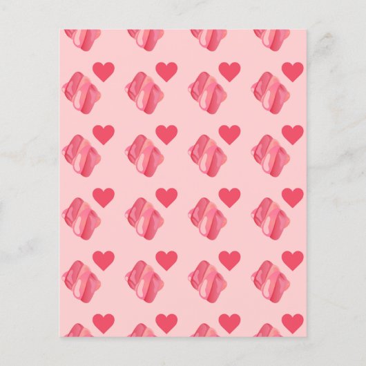 マーシュマロガーリーーズピンクハートキャンディバレンタインデー チラシ (裏面)