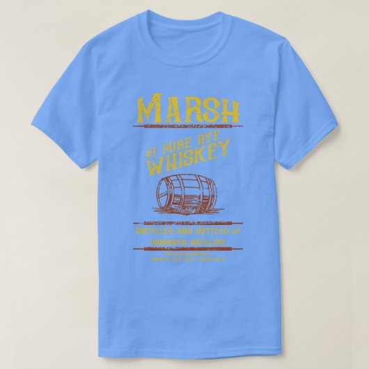 マーシュ1ピュアライウイスキー Tシャツ (デザイン正面)