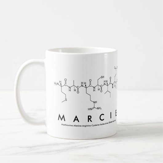 マーシーペプチド名mug コーヒーマグカップ (左)