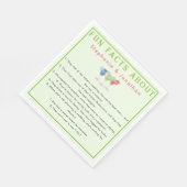 マージとマリモニーの楽しい事実 カップルの名前 スタンダードランチョンナプキン (角)