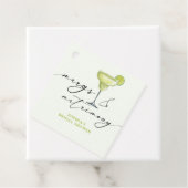 マージとマリモニー グリーン ライム ブライダルシャワー フェイバータグ (インサイチュ)