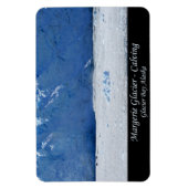 マージェリー氷河カービング/氷河ベイアラスカ マグネット (縦)