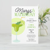 マージス&マトリモニー トロピカルグリーン ブライダルシャワー 招待状 (スタンド正面)