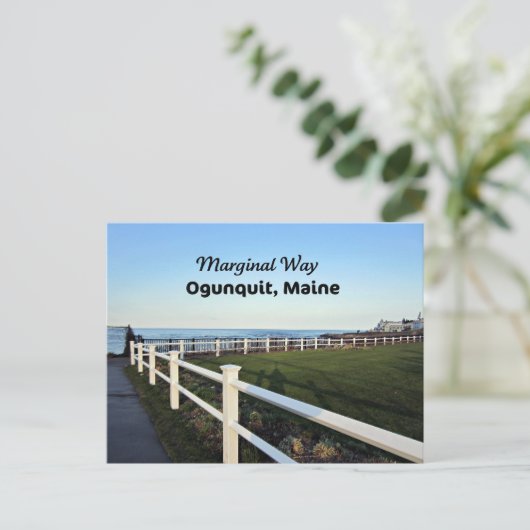 マージナルウェイ、メイン州オグンキット ポストカード (スタンド正面)