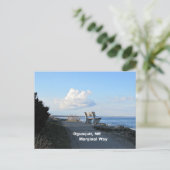 マージナルウェイ、メイン州オグンキット ポストカード (スタンド正面)