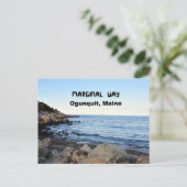 マージナルウェイ、メイン州オグンキット ポストカード (スタンド正面)