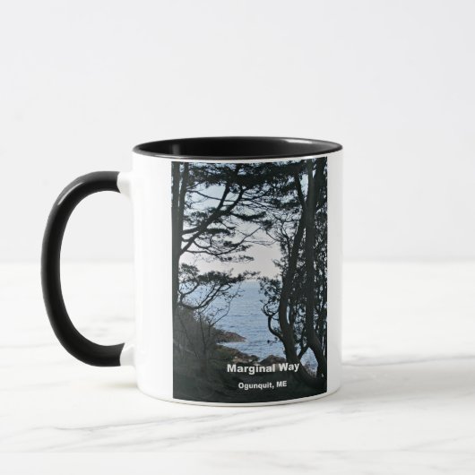 マージナルウェイ、メイン州オグンキット マグカップ (左)