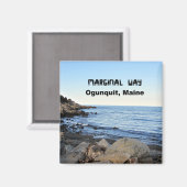 マージナルウェイ、メイン州オグンキット マグネット (正面/裏面)
