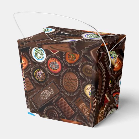 マージャチョコレートギフトボックス フェイバーボックス (裏面サイド)