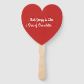 マージャンさんはチョコレート好きの箱のようなものだ ハンドファン (正面)