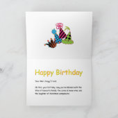 マージャンガバルーン誕生日カード カード (内部)