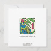 マージャンギータイルズバードフラットカード (裏面)