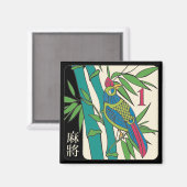 マージャンギータイルズバードマグネット マグネット (正面/裏面)