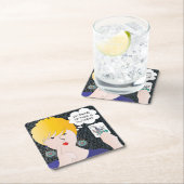 マージャングことわざワンバムコースター スクエアペーパーコースター (インサイチュ)