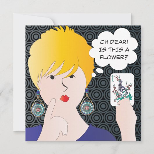 マージャングことわざワンバムフラットカード (正面)