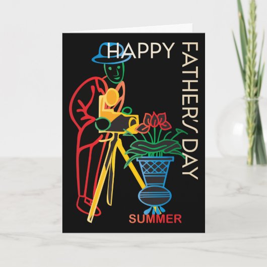 マージャングイヤーファーザーカード サンキューカード (正面)