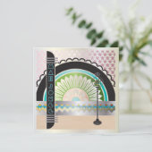 マージャンデコボールルームフラットカード 招待状 (スタンド正面)