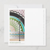 マージャンデコボールルームフラットカード 招待状 (裏面)