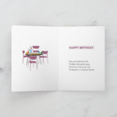 マージャンフレンズ誕生日カード サンキューカード (内部)