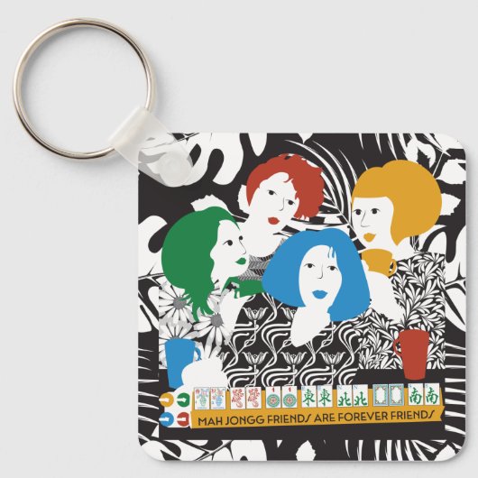 マージャンフレンズKeychain キーホルダー (正面)