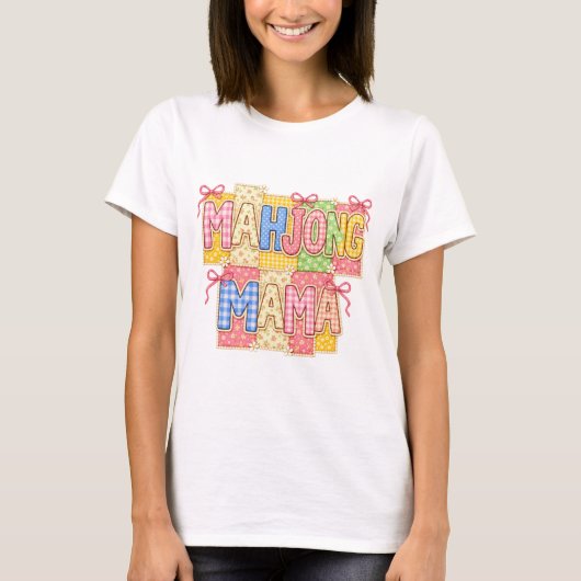 マージャンママ Tシャツ (正面)