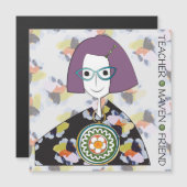 マージャンマヴェンフラットマグネット マグネット招待状 (正面/裏面)