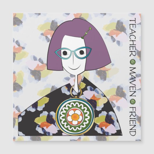 マージャンマヴェンフラットマグネット マグネット招待状 (正面)