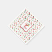 マージャン&カクテルクリスマスグランドミレニアル スタンダードカクテルナプキン (角)