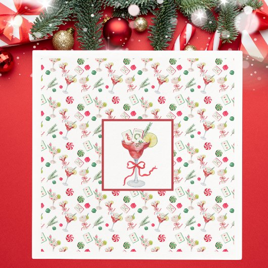 マージャン&カクテルクリスマスグランドミレニアル スタンダードカクテルナプキン