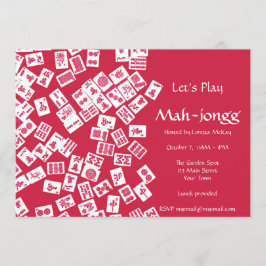 マージョンゲームパーティの招待状 招待状