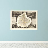 マージンイラストレーション キャンバスプリント (インサイチュ (ウッドフロア))