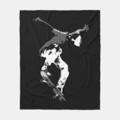 マージングエア – Skateboarder フリースブランケット (正面)