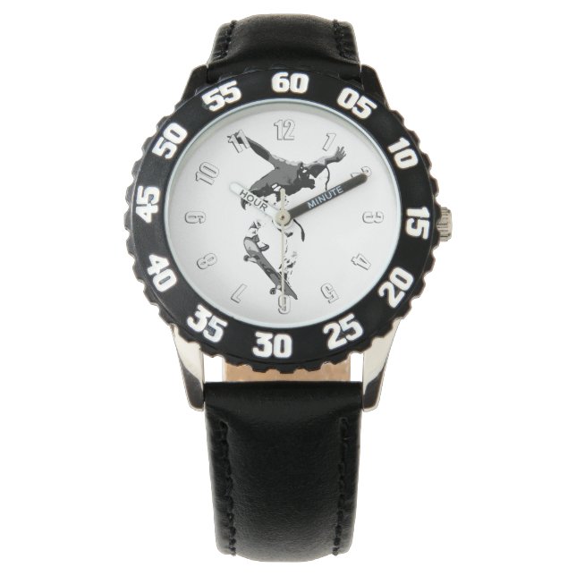 マージングエア – Skateboarder 腕時計 (正面)