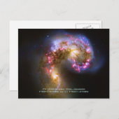 マージ銀河系 – ザアンテナ銀河系 ポストカード (正面/裏面)