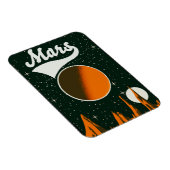 マースのビンテージ宇宙アート マグネット (右側)