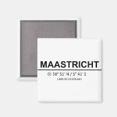 マーストリヒト座標 – マーストリヒト座標 マグネット (正面/裏面)
