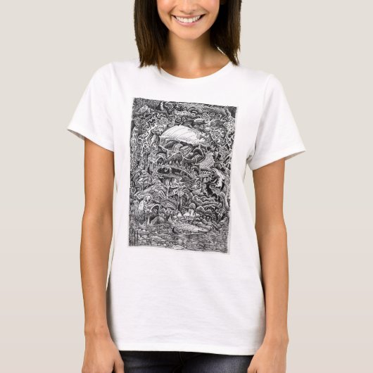 マーストームTシャツの外を待っている Tシャツ (正面)
