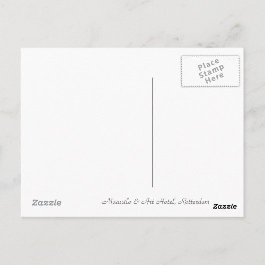 マースハーフェン ロッテルダム ポストカード (裏面)