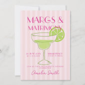 マーズとマトリモニー カクテル独身最後の週末 招待状 (正面)