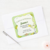 マーズとマリッジの独身最後の夜のステッカー スクエアシール (封筒)