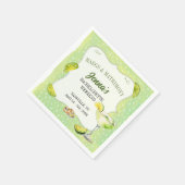 マーズとマリッジの独身最後の夜のParty スタンダードカクテルナプキン (角)