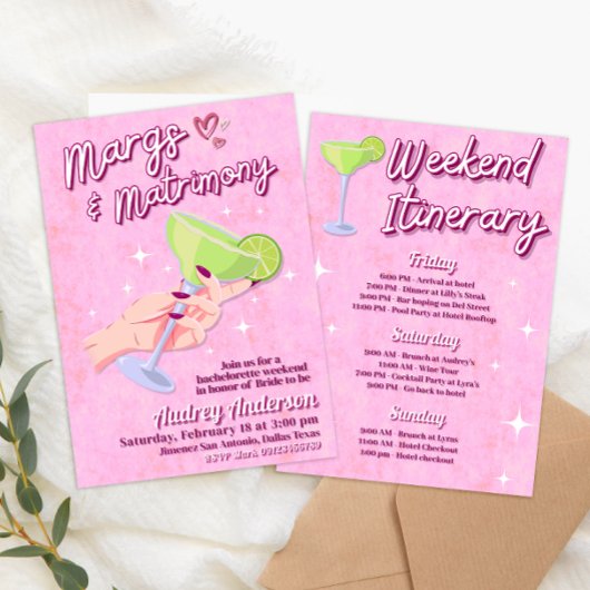 マーズとマリッジ - プレ花嫁ウィークエンド 招待状